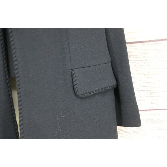 VINTAGE Betty Rose Stevens Hockanum Knits Wool Womens Jacket Top Skirt Set Black - Picture 4 of 15